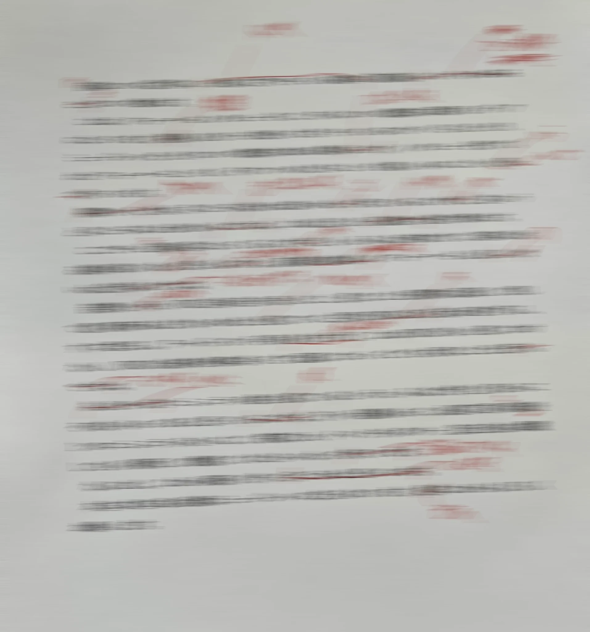 校正記号を書き込んだ紙面（内容はぼかし加工）